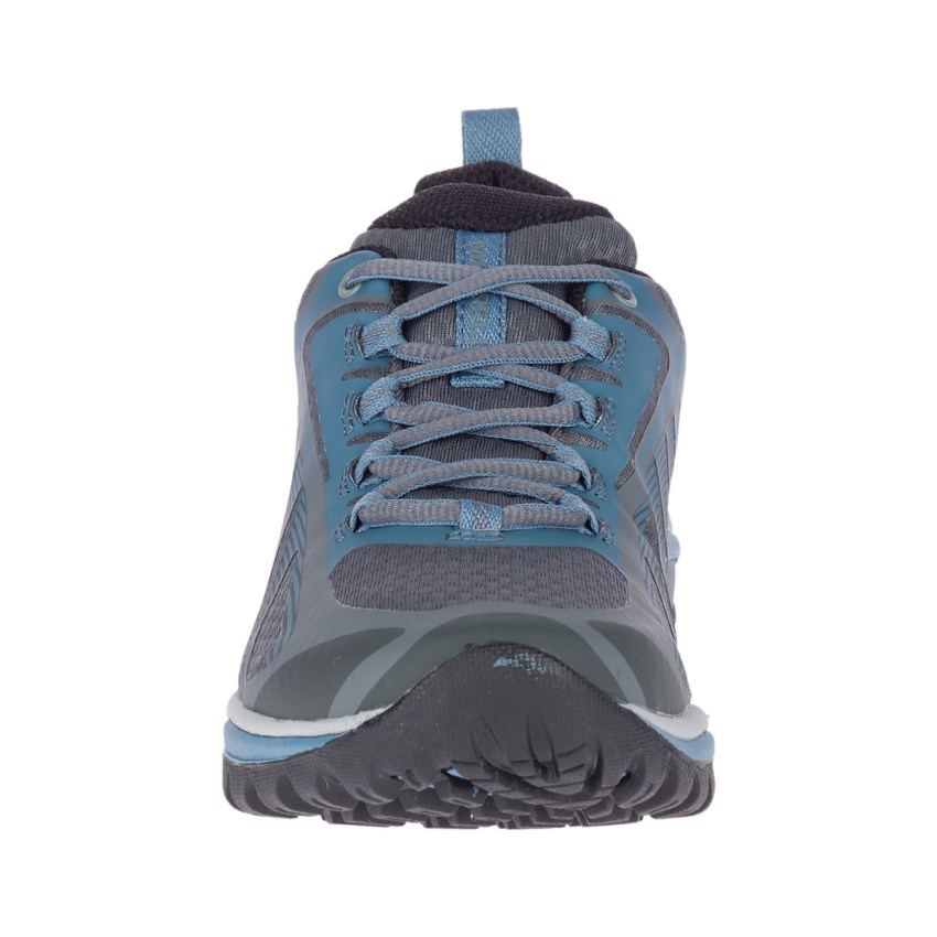 Chaussures Randonnée Merrell Siren Edge 3 Waterproof Grise/Bleu Femme | P.H.TGON